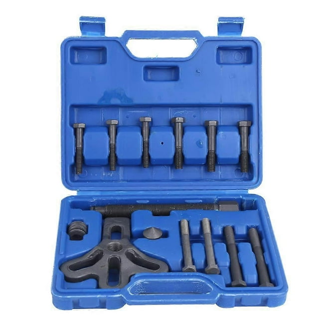 Pulley Puller, 13Pcs Steering Wheel Puller Kit Remover Harmonic Balancer Gear Pulley Car Repair Tool