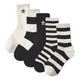 thumbnail image 1 of 5 Pares Calcetines Deportivos De Mujer Estampado A Rayas, 1 of 6