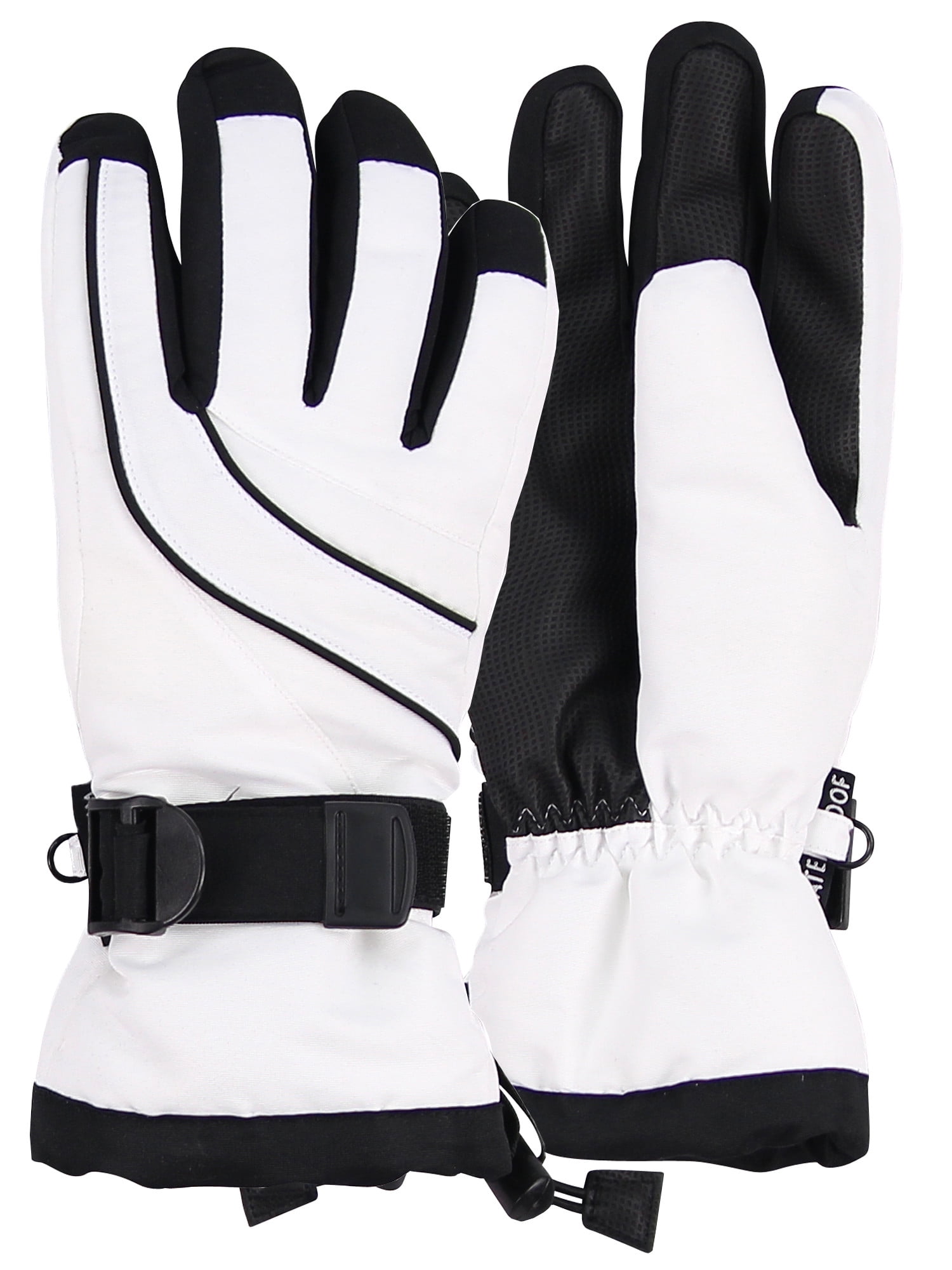 Wantdo Women's Waterproof Insulated Winter Warm Gloves 