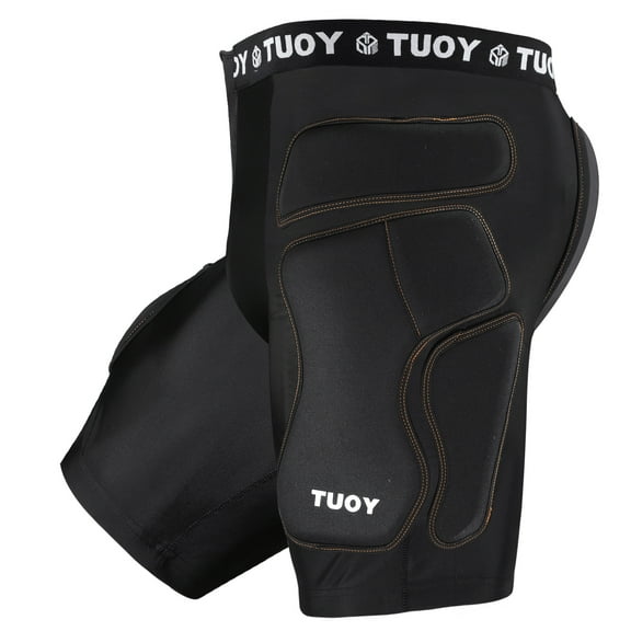 Protective Padded Shorts for Snowboarding, Skiing & Skating - Thick 3D Impact Pads, Lightweight & Flexible, Easy-Fit Magic Straps