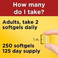 thumbnail image 6 of Nature Made Fish Oil 1000 mg Softgels, Fish Oil Supplements, 250 Count, 6 of 10