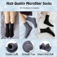 thumbnail image 3 of Kiibsot 5Pairs/ 6 Pairs Womens Super Soft Fuzzy Plush Warm Winter Home Sleeping Slipper Socks, 3 of 6