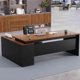 thumbnail image 3 of Wooden Study Office Desks Luxury Modern Executive Writing Office Desks Floor Keyboard Scrivania Ufficio Lavoro Room Furnitures My Lux Decor Round, 3 of 26