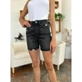 thumbnail image 6 of Judy Blue Full Size High Waist Tummy Control Denim Shorts Style #: 150252 - Rosa Apparel, 6 of 10