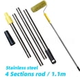 thumbnail image 4 of EastVita Paint Roller Extension Poles, Détachable Segmenté Peinture Extension Pole, Tige Télescopique en Acier Inoxydable avec Connecteur en Plastique Fileté pour Brosses à Peinture Roller, 4 of 8