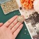 thumbnail image 3 of 300 cuentas espaciadoras doradas, 6 estilos de aleación, para joyería, cuentas espaciadoras, cuentas de corona, cuentas sueltas de disco Rondelle, 3 of 9