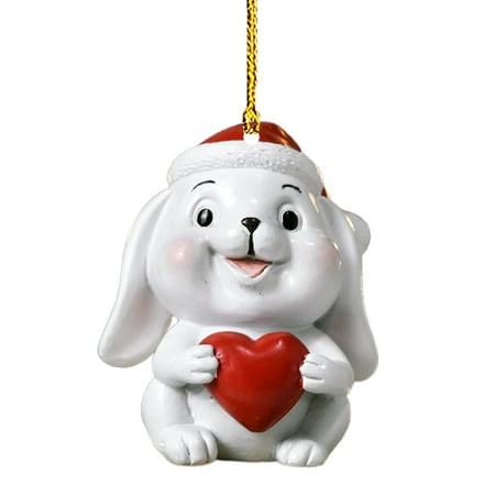 

Christmas Cute Pendant Acrylic Pendant Present Pendant With Lanyard Pendant Delicate Little Decoration