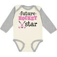 thumbnail image 3 of Inktastic Future Field Hockey Star Girls Long Sleeve Baby Bodysuit, 3 of 5
