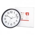 thumbnail image 2 of Universal Round Wall Clock, 13.5" Overall Diameter, Black Case, 1 Aa (sold Separately), 2 of 3