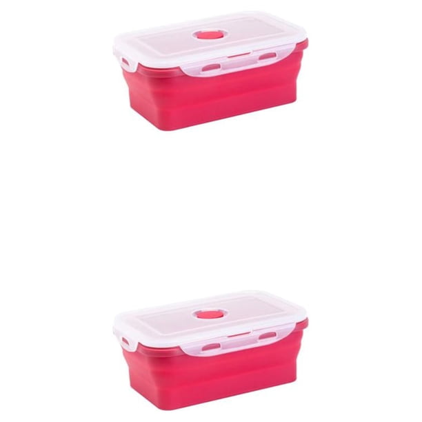 Yuarrent Solución conveniente y elegante para un almuerzo rápido con múltiples colores y especificaciones para elegir lata preferida roja rojo 350ml 2Conjunto