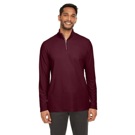 Core 365 Men's Fusion ChromaSoftâ„¢ Pique Quarter-Zip CE405