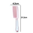 thumbnail image 2 of Peine de dientes, cepillo de pelo rizado para desenredar, pequeño peine portátil para el cuidado del cabello, peine con empuñadura para todos los peinados, 2 of 6