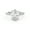 White Gold, variant on Solitaire Engagement Ring for Women, 3.75 Carat (ctw) Oval Marquise Round Cut IGI Certified Lab Grown Diamond Ring in In 14K Solid White Gold F-G, VS-SI Quality Gift for Her Size-4