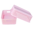thumbnail image 3 of Cheeren Woven Plastic Storage Baskets, Handles, Set of 6 Piece Count 6, 3 of 3
