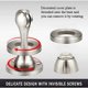 thumbnail image 2 of Magnetic Door Stopper - Wall Mounted - Strong Metal - Solid Magnetic Door Stopper - Magnetic Door Stopper for Home or Office, 2 of 4