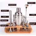 thumbnail image 2 of 14 Sets 750ml Stainless Steel Cocktail Shaker  Professional Mixology Shaker Kit  Barware Bartender Accessories, 2 of 6