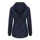 thumbnail image 4 of Parkas de manga larga para mujer, chaqueta lisa de otoño e invierno, de manga larga, con espalda descubierta, cárdigan con capucha, abrigo abrigado con bolsillos, tops, abrigo para mujer, 4 of 5