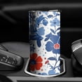 thumbnail image 3 of 20oz Pioneer Flower Skinny Tumblers Stainless Steel Tumbler with Lid and Straw,Vacuum Insulated Double Wall Travel Tumbler Cups with Cleaning Brush for Coffee,Tea, 3 of 6
