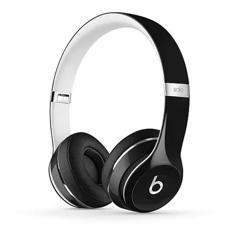 Restored Beats by Dr. Dre Solo2 Lux Editon Wired on-Ear Headphones Phone/Gaming/Sports Headsets - Black/White (Refurbished)