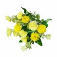 thumbnail image 2 of 1*Simulation Flower Clearance! Fresh 5-Pronged Korean Lilac Simulation Bouquet Yellow, 2 of 9