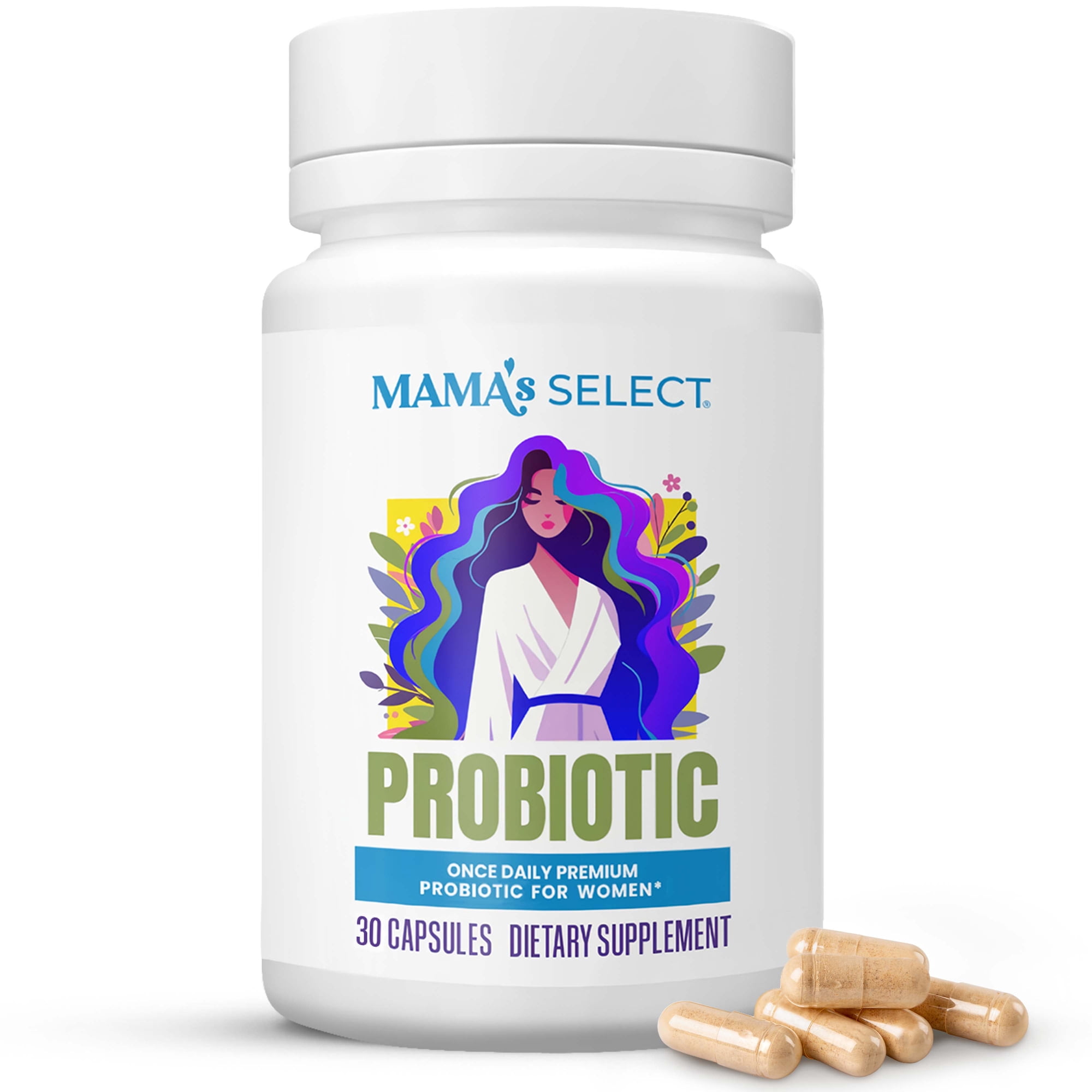 Prenatal Probiotic for Pregnant Women by Mama’s Select – Supports Pregnancy, Postnatal & Postpartum Wellness – Helps Digestion, Morning Sickness, Lactation, Baby Microbiome – 30 Vegan Capsules