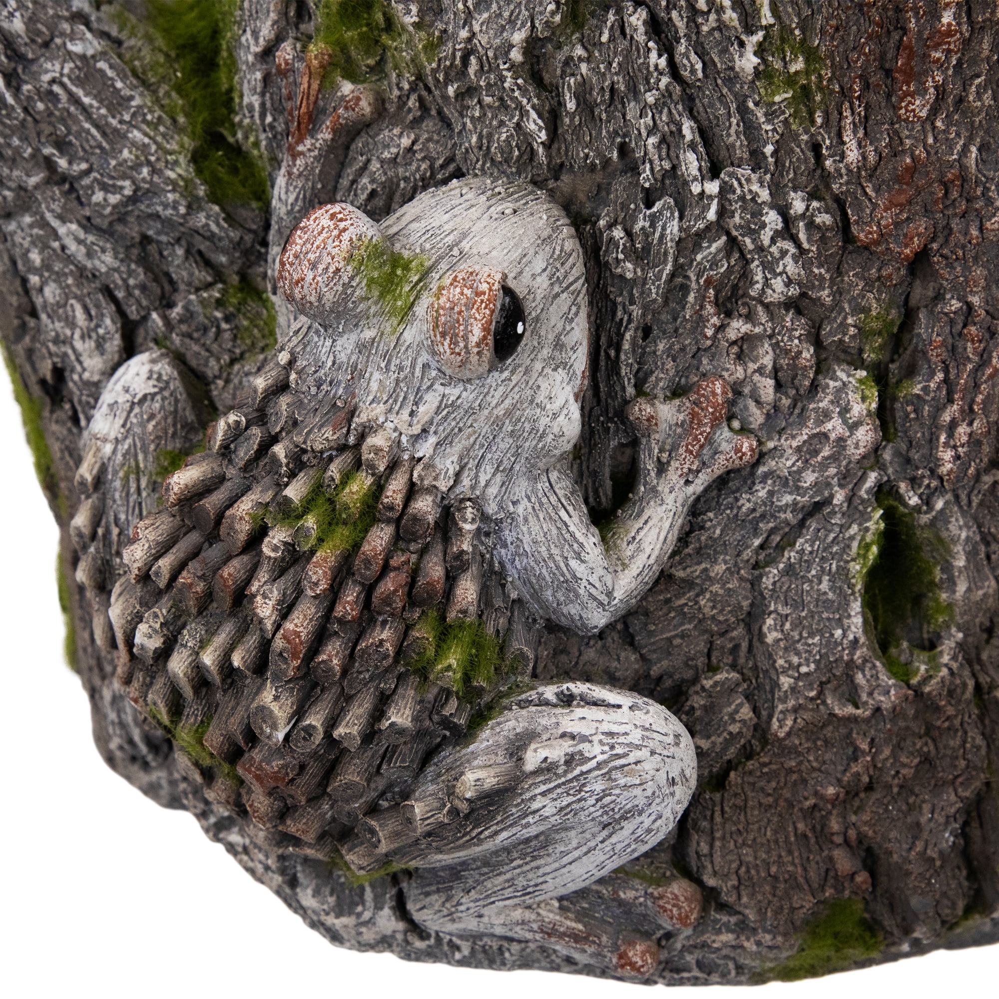 Northlight Frogs on Tree Stump Outdoor Garden Planter - 9"