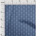 thumbnail image 2 of oneOone Cotton Flex Dark Blue Fabric Damask Quilting Supplies Print Sewing Fabric By The Yard 40 Inch Wide, 2 of 5