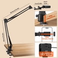 thumbnail image 4 of Soporte de teléfono aéreo AIXPI con luz recargable para selfies, 4 of 7