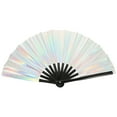 thumbnail image 2 of Dytern Party Rave Hand Fan Large Folding Hand Rave Fan Handheld Fan for Festival Party, 2 of 10