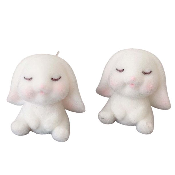 2 Piezas Pendientes de Adornos Moda Acrílico Dibujos Animados Ligero Lindo Conejo Pendientes para Mujer Encanto Regalo Boda Conejit , EstiloE Yinane Pendientes Conejo