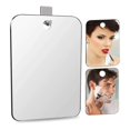 thumbnail image 2 of Bathroom Hanging Mirror with Adhesive Hook Anti-fog Clear Rectangle Unbreakable Travel Portable Women Makeup Men Shaving Handheld Vanity Mirror, 2 of 3