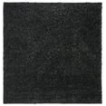 thumbnail image 2 of SAFAVIEH August Carlene Solid Plush Shag Area Rug, Charcoal, 9' x 9' Square - Large - Modern Design, Charcoal, Non-Shedding & Easy Cleaning, Ultra Plush Thick Pile, Ideal for Living Room, Bedroom, 2 of 10