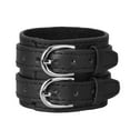 thumbnail image 2 of 2x Hombres de La Del Cuero de La PU Del Viaje Del Doble Del Del Punk Rock Del Diseño Clásico Zulema Pulsera Doble Vuelta, 2 of 8