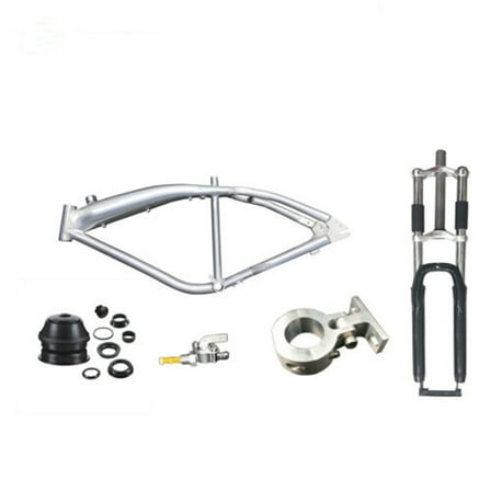 CDHPOWER Felt Faker Frame 3.4L,26" Fork,Motor Mount,1 1/8" Headset and Petcock Sprots Parts