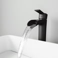thumbnail image 3 of VIGO Niko Single Handle Single-Hole Bathroom Vessel Faucet in Matte Black, 3 of 13