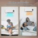 thumbnail image 3 of Portable Heater and Air Conditioner Combination Wall Mounted Desktop 2 in 1 Electric Heater Air Conditioner - In Stock, 3 of 4