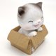 thumbnail image 5 of Asintiendo con Cabeza Moviendo Cabeza Muñeca Bobbing Animal Modelo de Mascota Juguetes Coche Decoración Automática CUTICAT Resina que sacude la muñeca principal, 5 of 7