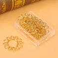 thumbnail image 3 of Clip de Papeterie, 10 Pcs Clip de Marque-Page en Forme de Tournesol Fournitures de Papeterie Performance Finement Réglée, 3 of 9
