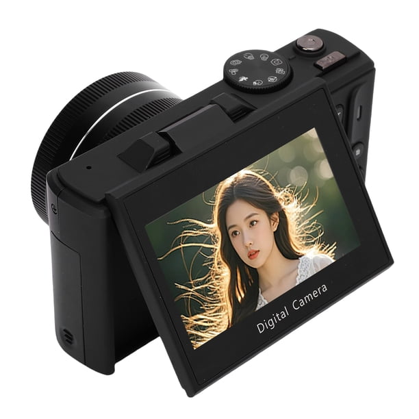 Cámara Digital De 5k Para Fotografía, Cámaras De Vlogging WiFi 75MP Para YouTube, 18x Zoom 180 3.0 Pulgadas Pantalla Incorporada Incorporada, Luz LED De Relleno, 32 GB