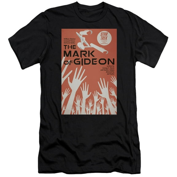 Star Trek Tos Episode 71 Adult 30/1 T-Shirt Black