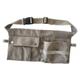 thumbnail image 3 of koolsoo Tool Waist Bag Adjustable Length Portable Tool Pouch for Carpenter Gardeners Gray, 3 of 9