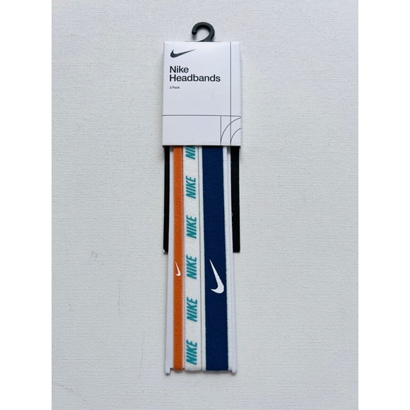 Nike Mixed Width Headbands 3 Pack Teal / White / Mango