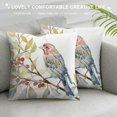 thumbnail image 3 of Orinice Bird Branch Leaves Graphic Decorative Pillow Cover for Home Couch Living Room Bed 22x22in, 3 of 5