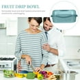 thumbnail image 2 of CNKOO 1Pc Colander with Lid Kitchen Colander PP Strainer Basket Baby Bottle Drying Box, 2 of 5