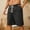 Black, variant on Uwinwear Men's Linen Shorts, Elastic Waist Drawstring Casual Summer Beach Golf Yoga Shorts with Pockets Light Blue XL
