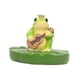thumbnail image 4 of Estatua de rana de jardín de resina, escultura de animal coleccionable, figura decorativa de rana Tocando la guitarra, 4 of 9