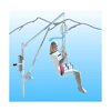 SMT Health Systems F-PEZPL2 Power EZ-2 Lift with Square Tube - No Anchor, White - 400 lbs Capacity