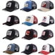 thumbnail image 2 of Gorra de béisbol de algodón para hombre y mujer, gorro con estampado de dibujos animados de Mickey, Minnie, Pato DONALD, Spiderman, Snapback, Hip Hop, malla negra Fivean unisex, 2 of 2