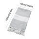 thumbnail image 3 of 70.86x39.37in Cottons Beach Towel Multicolor Diamond Geometric Jacquards Fringe Tassels Lightweight Skines Friendly Soft For Summer Pool Travel Gym, 3 of 6