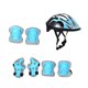 thumbnail image 4 of Casco de bicicleta para niños Juego de cascos con muñequera de , casco de patinaje portátil portátil cómodo y cómodo para deportes al aire, 4 of 8